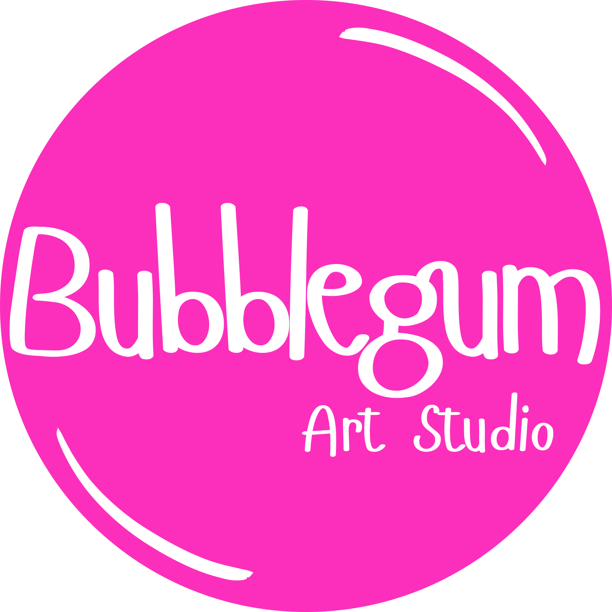 Bubblegum Art Studio logo